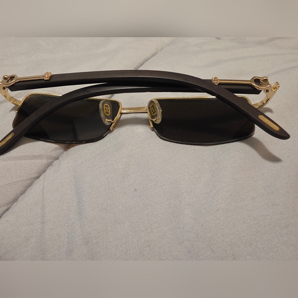 CARTIER Sunglasses with Brown Lenses New Unisex - Picture 11 of 11